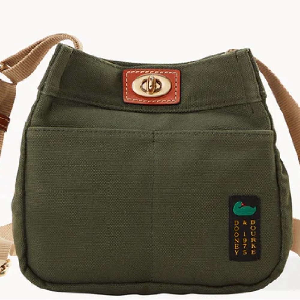 Dooney & Bourke Olive Canvas Crossbody Bag